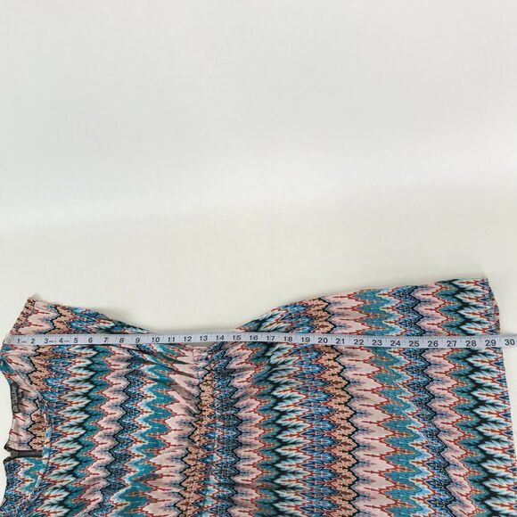 BeBop Scoop Neck Dress Juniors' Size Small Cap Sleeves Back Zip 100% Rayon Short - Picture 8 of 11